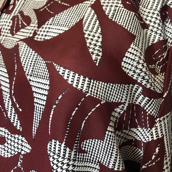 Beautiful Haberdashery Vintage Pattern button front Top sz14 - Picture 4 of 4